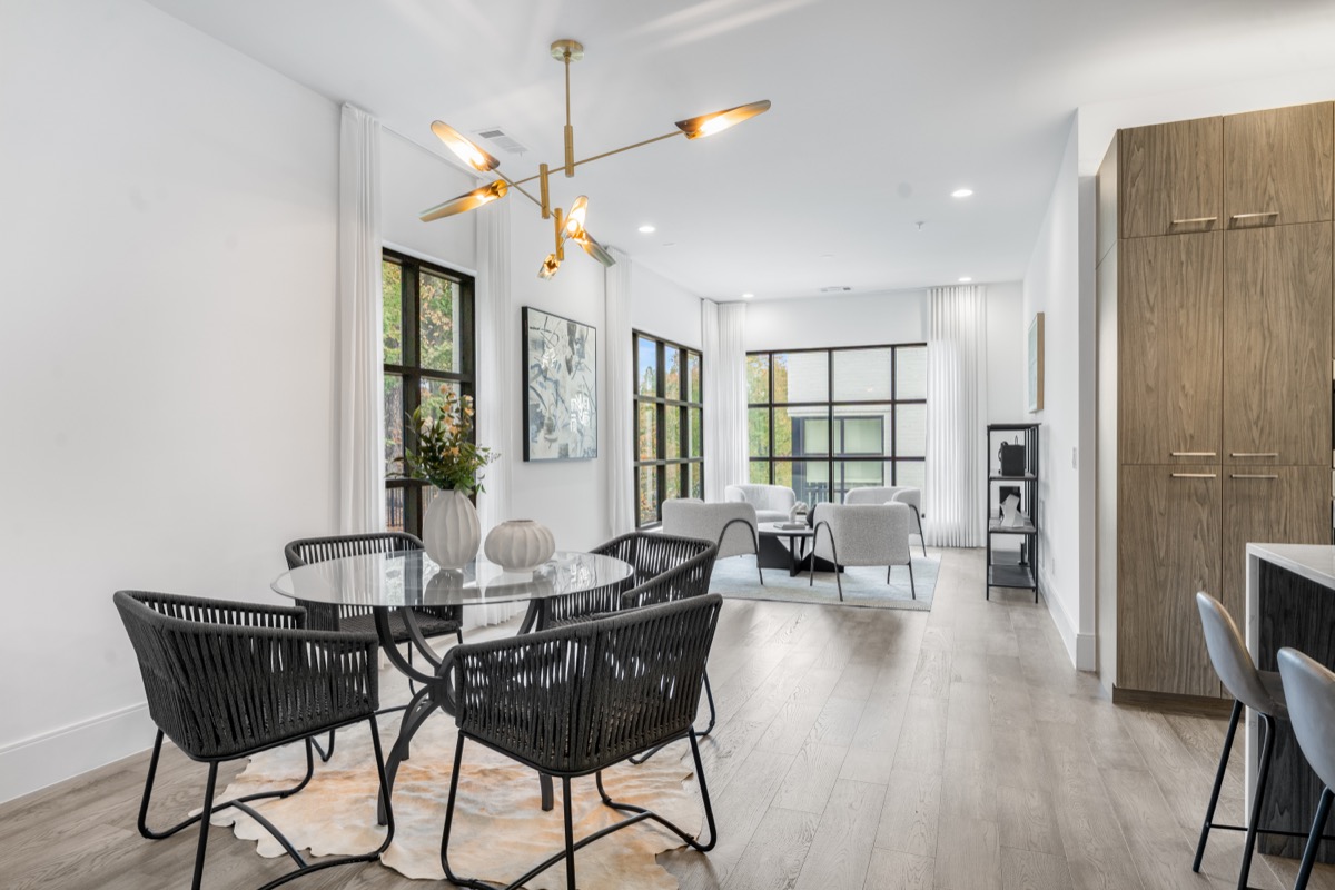 After staging by Design2Sell — Metro Atlanta living area